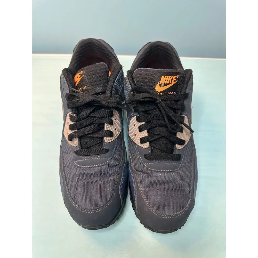 Nike Air Max 90 Essential 'Squadron Blue'  Blue - Black - Safety Orange 10.5 - Picture 2 of 7